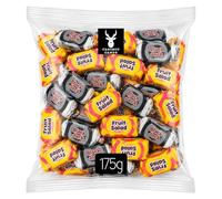 Black Jack & Fruit Salad Chews Mix - 175g Pillow Pack - Individually Wrapped Retro Sweets, Classic Aniseed & Fruity Chewy Pick n Mix Sweets for Sharing, Parties & Gifts
