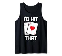 Black Jack Funny Gambling Casino Gambler Tank Top