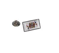 Black Jack of Spades Lapel Pin Badge XOMTP002