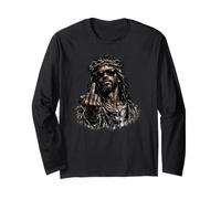 Black Jesus, Christianity, Church, Christ, Jesus Long Sleeve T-Shirt