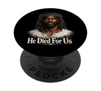Black Jesus, Christianity, Church, Christ, Jesus PopSockets Adhesive PopGrip