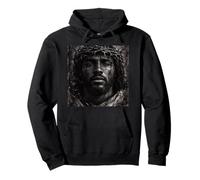 Black Jesus, Christianity, Church, Christ, Jesus Pullover Hoodie