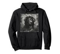 Black Jesus, Christianity, Church, Christ, Jesus Pullover Hoodie