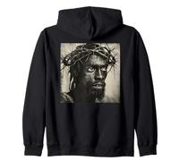 Black Jesus, Christianity, Church, Christ, Jesus Zip Hoodie
