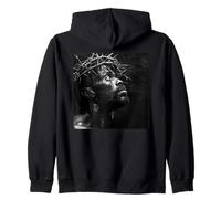 Black Jesus, Christianity, Church, Christ, Jesus Zip Hoodie