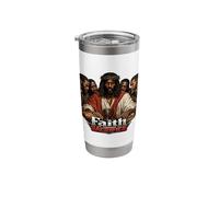 Black Jesus, Last Supper, Jesus Stainless Steel Insulated Tumbler