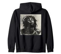 Black Jesus smokes, Christianity, church, Christ, Jesus Zip Hoodie