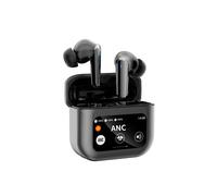 (Black) JOCEEY Wireless bluetooth headset Q30, 80Hrs Playtime with Charging Case,