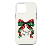 Black Joy Soft Life Ribbon Bow African American Juneteenth Case for iPhone 12 mini