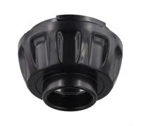 Black Juicer Front Cover End Cap Compatible With For Omega J8006hds J8006hdc Plastic Replacement Part For Efficient Juicing Machine Repair Needs
