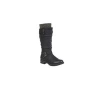 Black 'Juniper' Knee High Boots Lotus Black 5