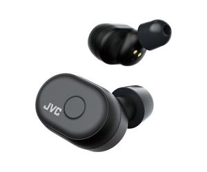 (Black) JVC HAA10T True Wireless Bluetooth Earbuds & Case