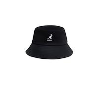 (Black) Kangol Washed Classic Bucket Hat Cotton Round Top Wide Unisex Brim Headwear