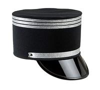 Black Kepi Accessory for Military Army War Fancy Dress