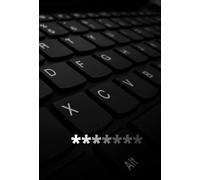 Black Keyboard Password Book