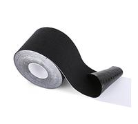 Black Kinesiology Tape for Knee Injury, Sport Tape Strapping for Shoulder Elbow Ankle Back Neck, K Tape Uncut Roll