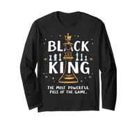 Black King The Most Powerful Piece Long Sleeve T-Shirt