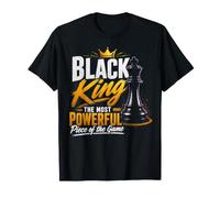 Black King The Most Powerful Piece of The Game T-Shirt
