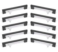Black Kitchen Cupboard Cabinet Boss Bar Door Handle Knob by BSM Marketing (10, 209mm)
