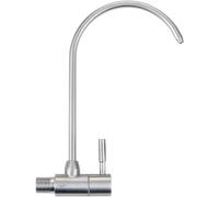 Black Kitchen Faucet, Swan Neck Water Filter, Stainless Steel Wall-Mounted Sink Tap, High-Performance Water Purifier for Home and Kitchen Use