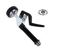 Black Kitchen Faucet with Pull Down Sprayer & Brass Replacement Head Modern Design High Arc Easy Installation Perfect for Home and Commercial Use