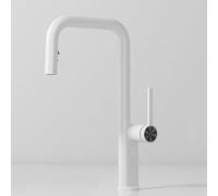 Black Kitchen Mixer Tap with ll Out Spray Single Handle 1 Hole Sink Faucet 2 Modes for Easy Cleaning and Versatile Use