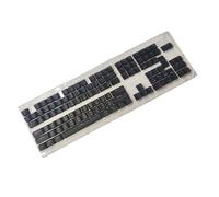 Black Knight 115Key Key Cap Height Double Shot Molded PBT Key Cap for Professional Typists and Gamers