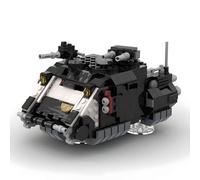 Black Knight Battle Armor Tank Building Blocks Set, 465 PCS Sci-Fi Crusader Mecha Warrior Vehicle Building Brick Model, Fantasy Combat Building Kit, Creative Birthday Gifts for Teens & Adults