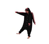 (Black KT cat, XL size recommended height 179-188cm) Pokémon Greninja Meowth New Leaf Cartoon Anime One-Piece Pajamas Gengar KITTLY Cat KT