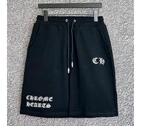 (black, L) D206 Chrome Hearts 2025 Summer New High Quality Cotton Men's Casual Shorts Outdoor Leisure Running Shorts