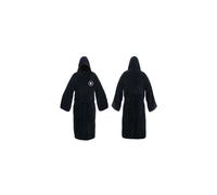 (Black, L) Men Bathrobe Jedi Sith Hooded bathrobe Cloak Star war Soft Dressing Gown
