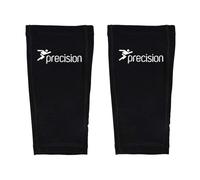 (Black, L) Precision Pro Matrix Football Soccer Shinpad Shinguard Sleeve Black