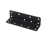 Black L-Shaped Corner Brackets Stainless Steel Shelf Adjustable Corner Drawer Fixing Right Angle Corner Brace(1 Set-(A))