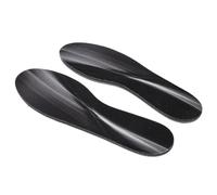 Black L Shockproof Sports Insoles for Breathable Shoes | Tpe Sponge Polyester Cloth, Wear Resistant Sweat Absorbing Comfort, Replaceable Pads for Athletes