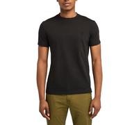 (Black, L) Timberland Mens T Shirts Classic Logo Summer Crew Neck Dunstan River Tops New