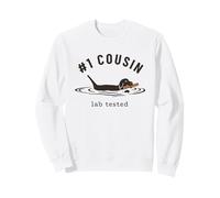 Black Lab Chocolate Labrador Retriever Dog #1 Cousin Sweatshirt