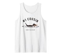 Black Lab Chocolate Labrador Retriever Dog #1 Cousin Tank Top