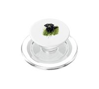Black Lab Dog In Grass Retriever Canine Art Nature PopSockets PopGrip for MagSafe