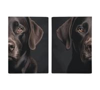 Black Lab Dog Travel Passport Holder with Credit Card Slots And Boarding Pass Slot Passport Book Holder for Passports Credit Cards Boarding Passes