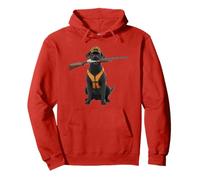 Black Lab, labrador is ready to hunt now! Get R Done! Pullover Hoodie