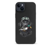 Black Lab Retriever Mallard Duck Hunting Printed Phone Case Slim Cute Cellphone Protective Cover Unisex Compatible with iPhone 14/14 Plus/14 Pro/14 Pro Max