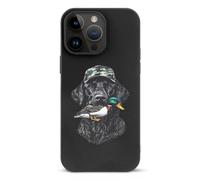 Black Lab Retriever Mallard Duck Hunting Printed Phone Case Slim Cute Cellphone Protective Cover Unisex Compatible with iPhone 14/14 Plus/14 Pro/14 Pro Max