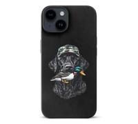 Black Lab Retriever Mallard Duck Hunting Printed Phone Case Slim Cute Cellphone Protective Cover Unisex Compatible with iPhone 14/14 Plus/14 Pro/14 Pro Max