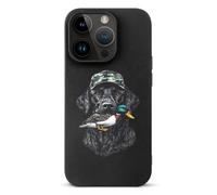 Black Lab Retriever Mallard Duck Hunting Printed Phone Case Slim Cute Cellphone Protective Cover Unisex Compatible with iPhone 14/14 Plus/14 Pro/14 Pro Max