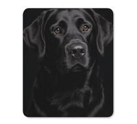 Black Lab Rubber Mouse Pad