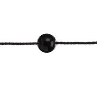 Black Label Gag with Leather Strings | Silicone Ball, 0.1 kg