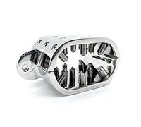 Black Label Stainless Steel Oval Spiked Ball Strecther, 0.2 kg