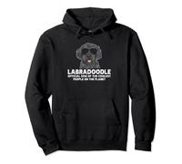 Black Labradoodle Official Dog Of The Coolest People Pullover Hoodie