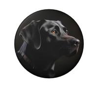 Black Labrador Button Pins 1 Pc, 2.4 Inch Round Button Badges Metal Personalized Picture Photo Pin Buttons Kit For Craft Supplies Christmas Diy Party Projects, 5 PCS, One Size