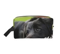 Black Labrador Chamomile Black Retriever DogsMakeup Trave Bag for Women,Cosmetic Large Capacity Organizer